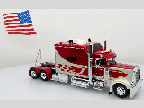 PETERBILT 379 TRACTOR UNIT PATRIOT FLAG TRUCK 430517